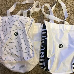 Lululemon shopping bags